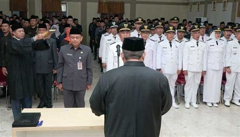 Bupati Sukabumi Lantik Pejabat Tinggi Pratama Radar Sukabumi