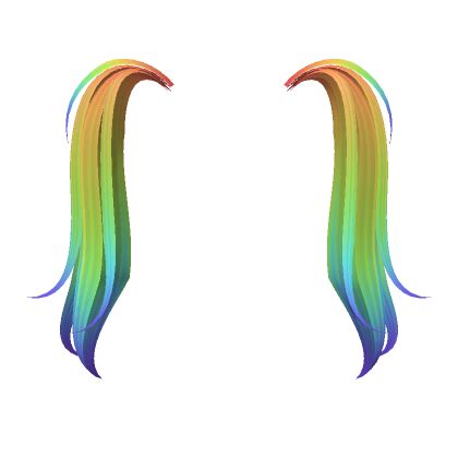 Rainbow Pigtail Extensions Roblox Item Rolimon S