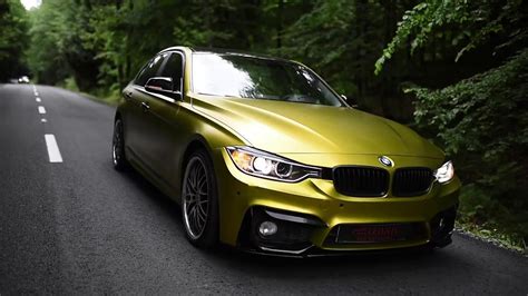 Vintage Vinyl Bmw F30 Golden Yellow Transformation Graphics Pro