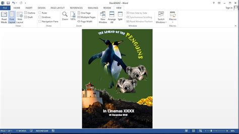 Membuat Poster Menggunakan Microsoft Word