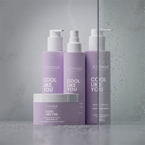 ICONIQUE Professional COOL LIKE YOU Perfect Blonde Silver Violet sampon a sárga tónusok