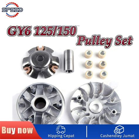 Motorcycle GY6 125 150 Pulley Set With Drive Face And Bola Moped