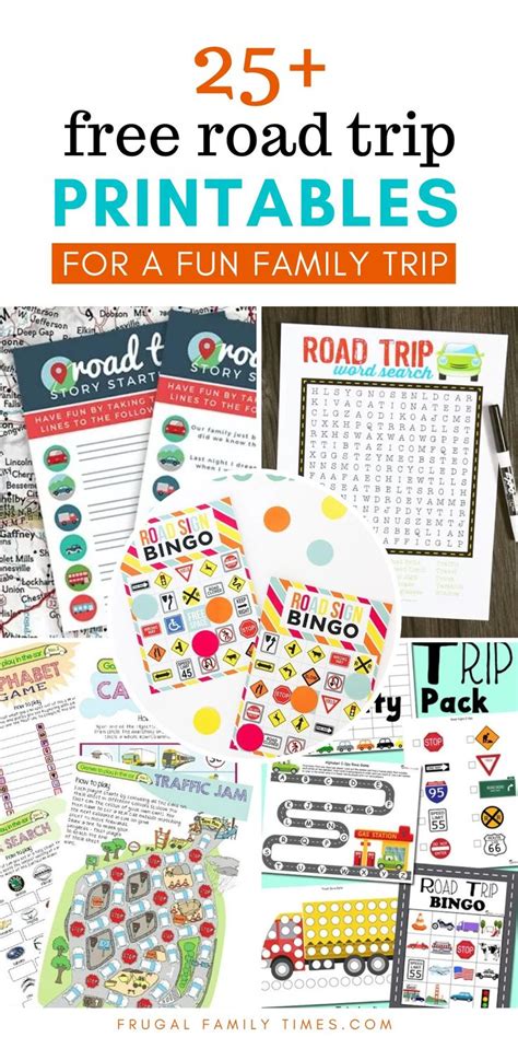 The 25 Free Road Trip Printables For Families