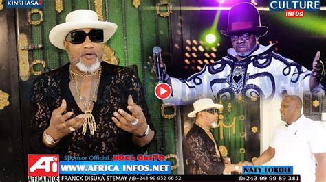 Urgent Koffi Olomide Tr S En Col Re Botala Ndenge Ba Potani Na Naty