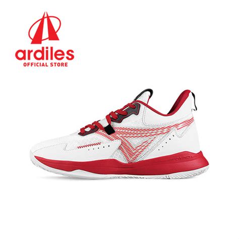 Promo Ardiles All That Dof Sepatu Basket Putih Merah 41 Cicil 0