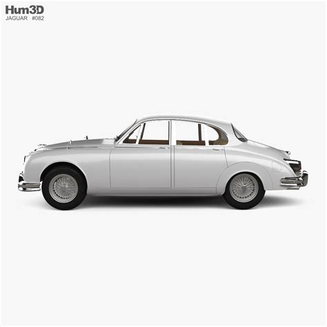 Jaguar Mark 2 with HQ interior 1962 3D model - Download Sedan on ...