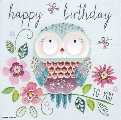 Happy Birthday Images With Owls Happy Birthday Owl Happy Birthday