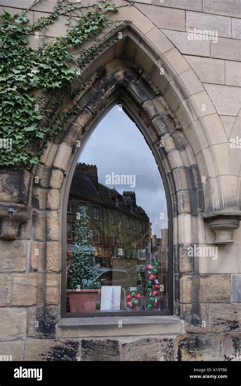 Hexham Abbey Tourist Shop Hexham Northumberland England Stock Photo