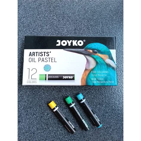 Jual Crayon Krayon Warna Oil Pastel Artist Profesional Merek Joyko