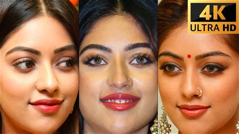 Anu Emmanuel Close Up Face Lips 4K Anu Emmanuel Hot Vertical Edit