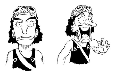 Trying to draw Usopp by RedBlupi on DeviantArt