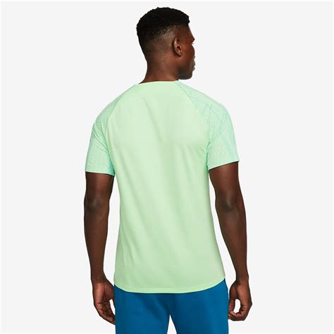 Camiseta Nike Brasil 22 23 Dri Fit Strike MC Pepino Calma Menta Clara