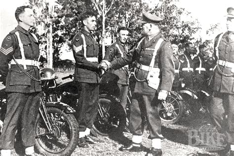 Military Police Motorcycles: On active service - Old Bike Australasia