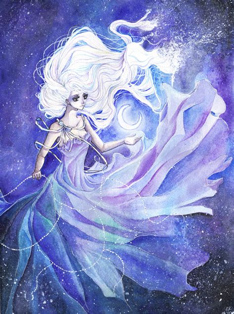 Moon Goddess by PencilPaperPassion on DeviantArt