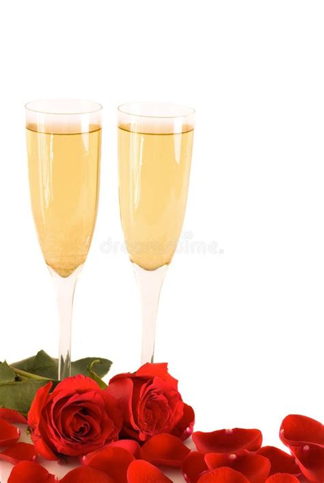 Gold Glitter Wedding Reception Setting With Champagne Stock Image Image Of Light Decoration