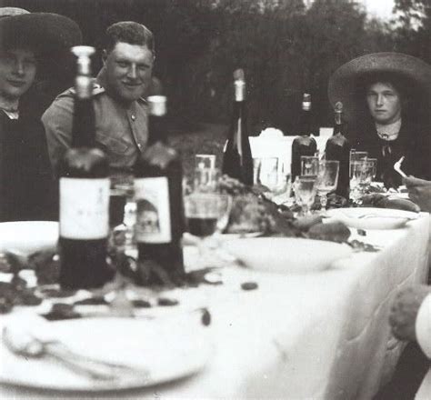 The Big Pair Olga And Tatiana Romanov Having A Picnic Outside Around