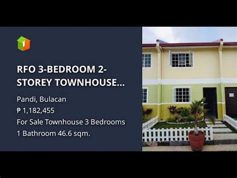 RFO 3 BEDROOM 2 STOREY TOWNHOUSE ALTO VERDE HEIGHTS PANDI 5K TO RSERVE