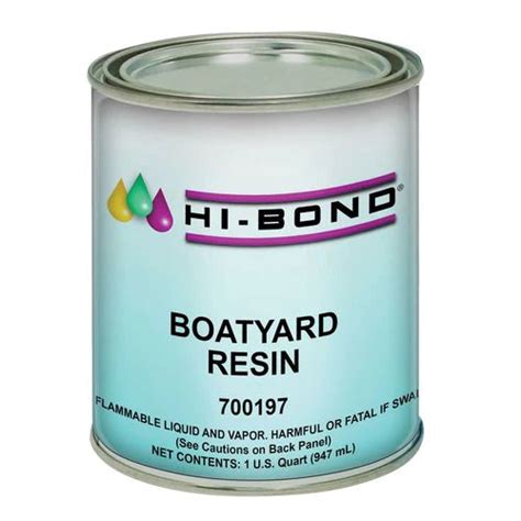 Evercoat Hi Bond Boat Yard Poly Resin W Hardener