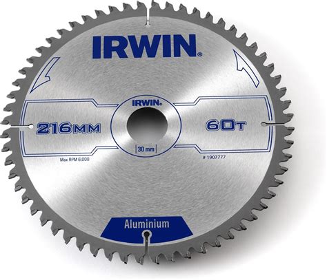 IRWIN IRW1907777 216 X 30mm 60 Teeth Professional Circular Saw Blade