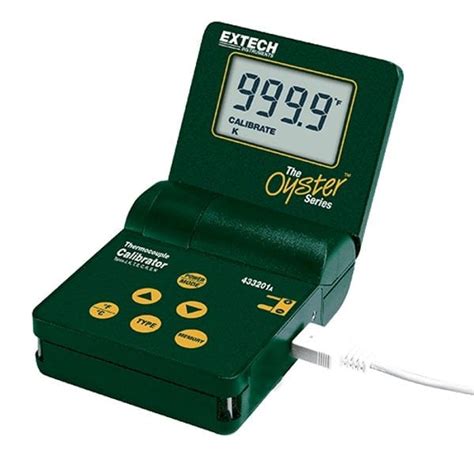 Extech 433201 Thermocouple Calibrator Thermometer - Leda Electronics