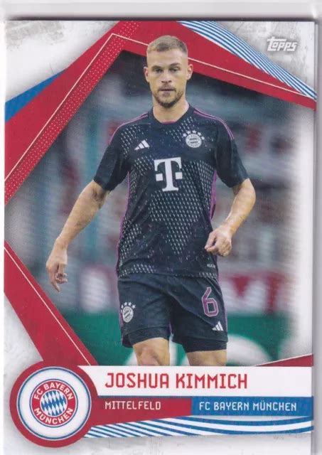 TOPPS BAVIERA MUNICH Fan Set De Fútbol 2023 FCB 10 Joshua Kimmich EUR 1