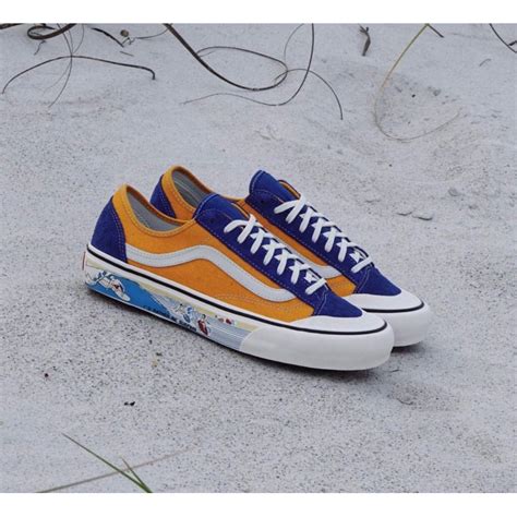 Vans Style Decon Sf Salt Wash Trail Blue Shopee Malaysia