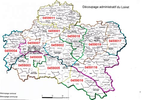 Carte Du Loiret Voyages Cartes