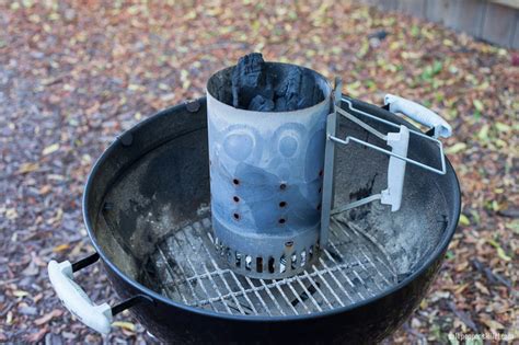 How to Use a Charcoal Chimney Starter · Salt Pepper Skillet