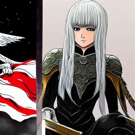 A Person Cosplaying Griffith From Berserk By Kentaro Stable Diffusion