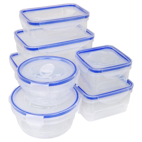 Kitchen Details 16 Piece Food Storage Container Set With Airtight Clip