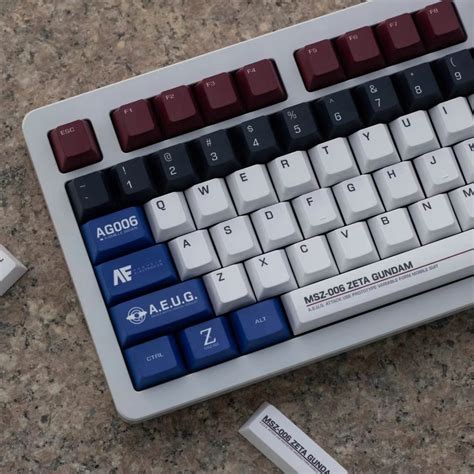 Gundam Keycap Pbt Keycaps Cherry Profile Dye Sub Keycap Ph M N T