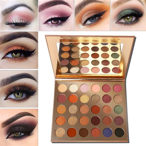 Palette Fard Paupi Re Maquillage Marron Afflano Eyeshadow Palette Mat