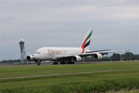 Emirates A6 EEV Airbus A380 Amsterdam Dubai Amste Flickr