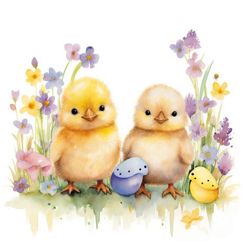 Easter Baby Chick Art Print Free Stock Photo - Public Domain Pictures