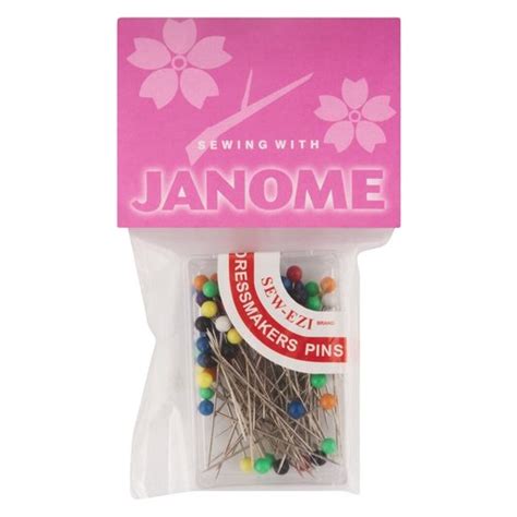 Janome Colour Head Pins 38mm Pnp