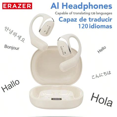 Erazer Fones De Ouvido Tradutores X Tradutor De Ia Em Tempo Real