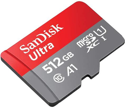 512GB SanDisk Ultra UAC MicroSD Card New Version 150Mb S