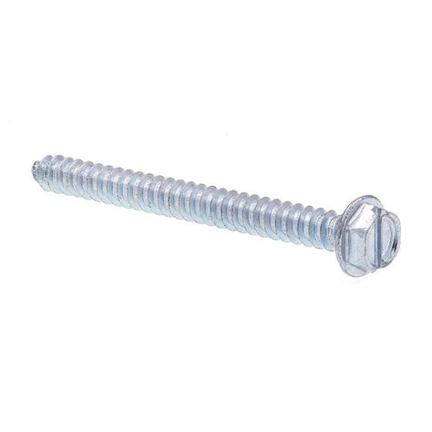 Prime Line 8 X 1 3 4 In Zinc Plated Steel Slotted Drive Hex Washer