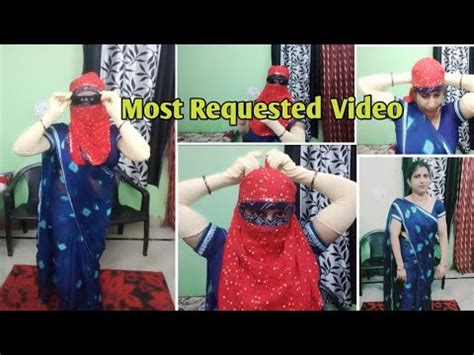 Face Cover With Dupatta Saree Ke Pallu Ke Saath With Goggles And Gloves