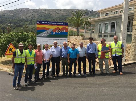 La Diputación de Alicante inicia en Murla y La Vall de Laguar las obras