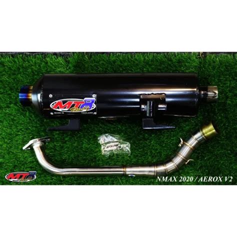 Factory Outlet MT8 Pipe Titanium Long Tip New Logo Yamaha Aerox V2