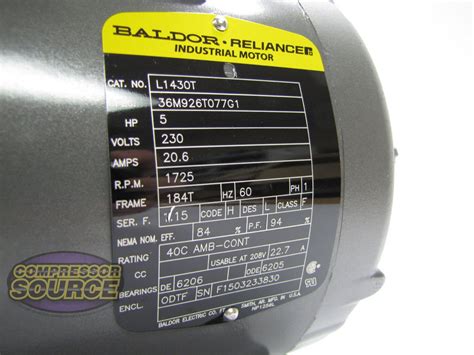 Baldor 5 Hp Motor Capacitor Wiring Diagram