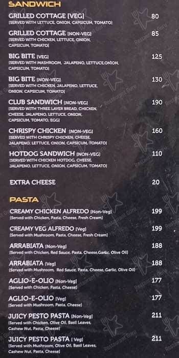 Menu At The Penta Den By Pandavas Neyyattinkara