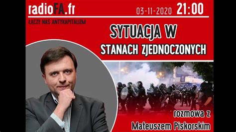 Mateusz Piskorski Wybory i sytuacja w Stanach Zjednoczonych NA ŻYWO