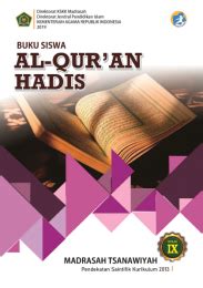 AL QURAN HADITS MTs KELAS 9 Buku SIKURMA