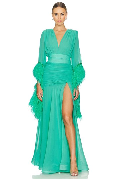 Bronx And Banco Geisha Gown In Mint REVOLVE