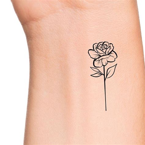 Rose Tattoo - Etsy