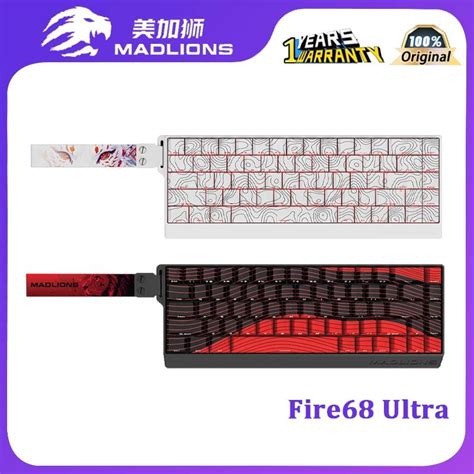 MADLIONS Fire Ultra Gaming Magnetic Switch Keyboard Key Low Latency Full Key Hot Swappable