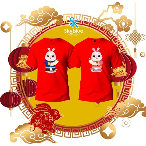 Jual Couple Imlek Kaos Kembaran Imlek Kaos Pasangan Imlek Cusbaju