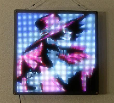 Make A Massive 4096 Led Display For Retro Pixel Art